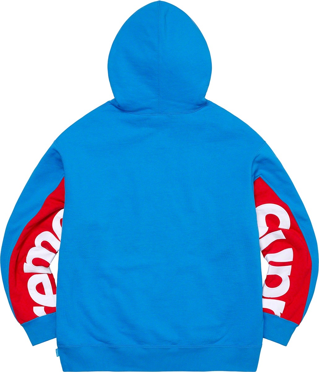 Cropped Panels Hooded Sweatshirt view 17